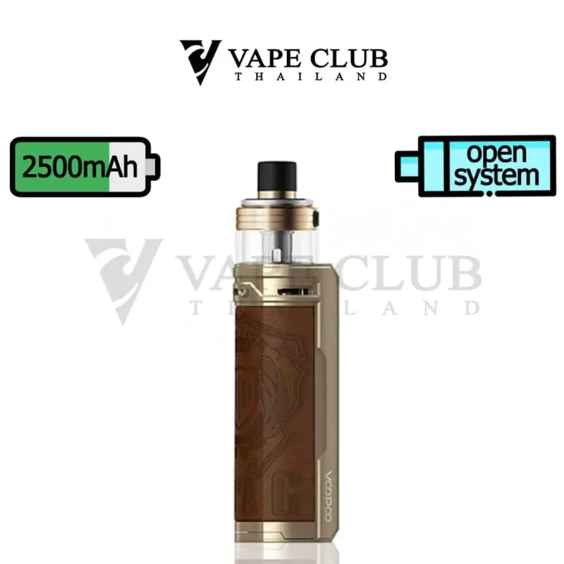 Voopoo Drag S PnP-X Pod Kit - Shield Gold, Knight Gray - Image 3