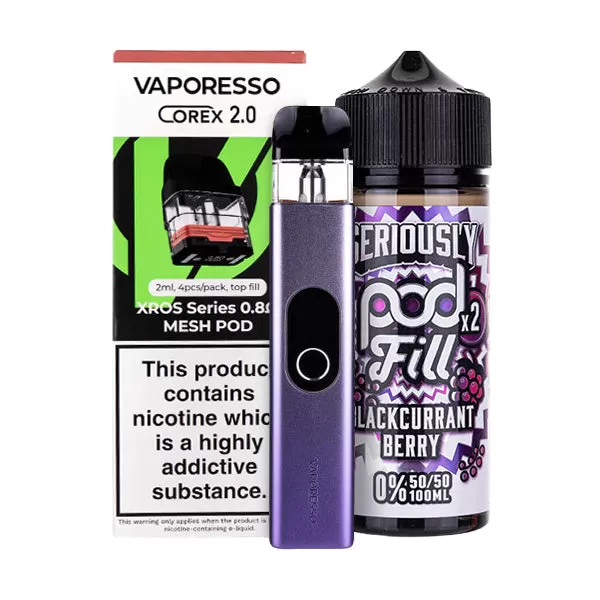 Vaporesso XROS 4 Nicotine Free Bundle - Champagne Gold / 0.6ohm (Mesh) - Image 3