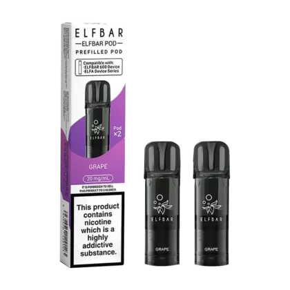 Grape Elfbar 600 Pods - Vapeshop Co