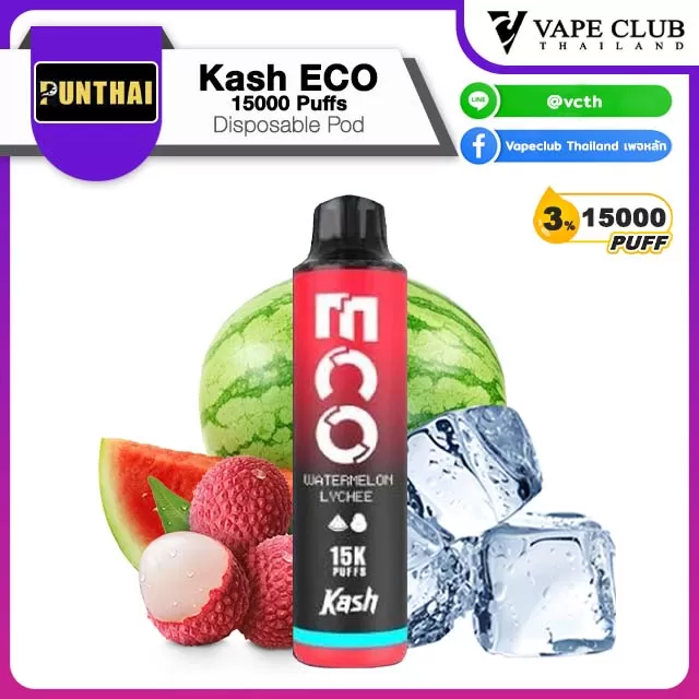 ECO Kash 15000 Puffs Disposable Pod - Vapeclubth - Image 2