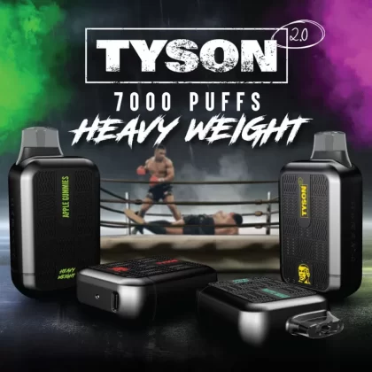 Tyson 2.0 Heavy Weight Rechargeable Disposable – 7000 Puffs - Lemon Berry