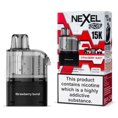 Strawberry Burst Nexel Thunder 15K Refill Pack