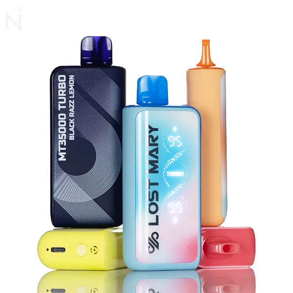 Lost Mary MT35K Turbo 2% Nicotine Disposable Vape - 18mL - White Gami+