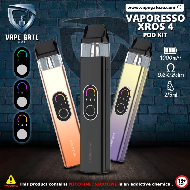 VAPORESSO XROS 4 16W 1000mAh POD SYSTEM - Sunset Neon