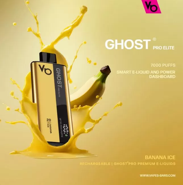 Vapes Bar - Ghost Pro Elite Disposable Vape Device (7000 Puffs) - 20 mg / Hubba Bubba - Image 3