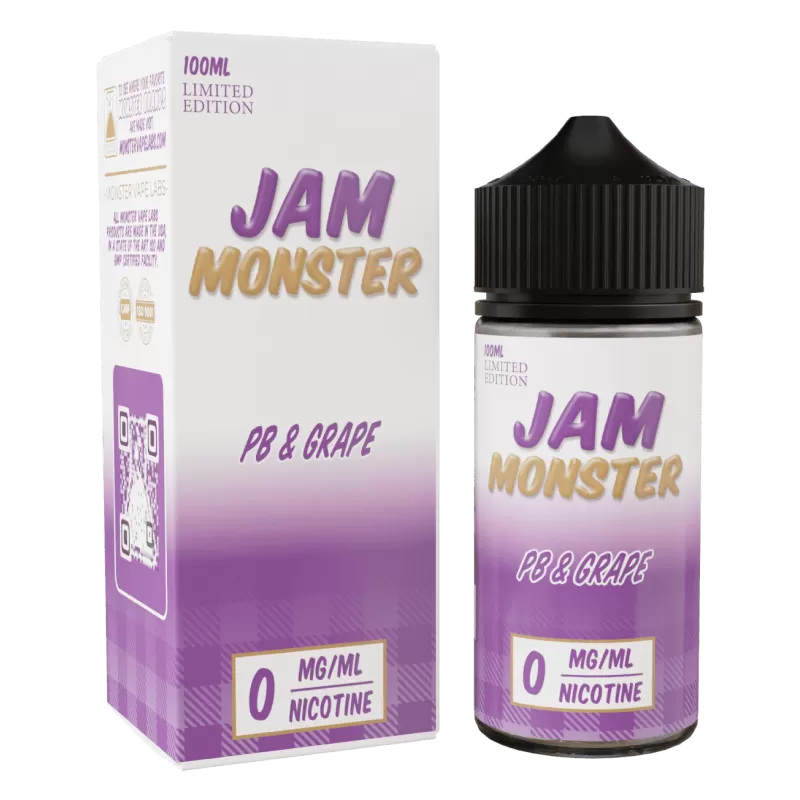 Jam Monster - PB & Grape - 100ML E-Liquid - 3MG