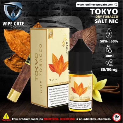 Tokyo Dry Tobacco Saltnic 30ml - 35 mg - 30 ml