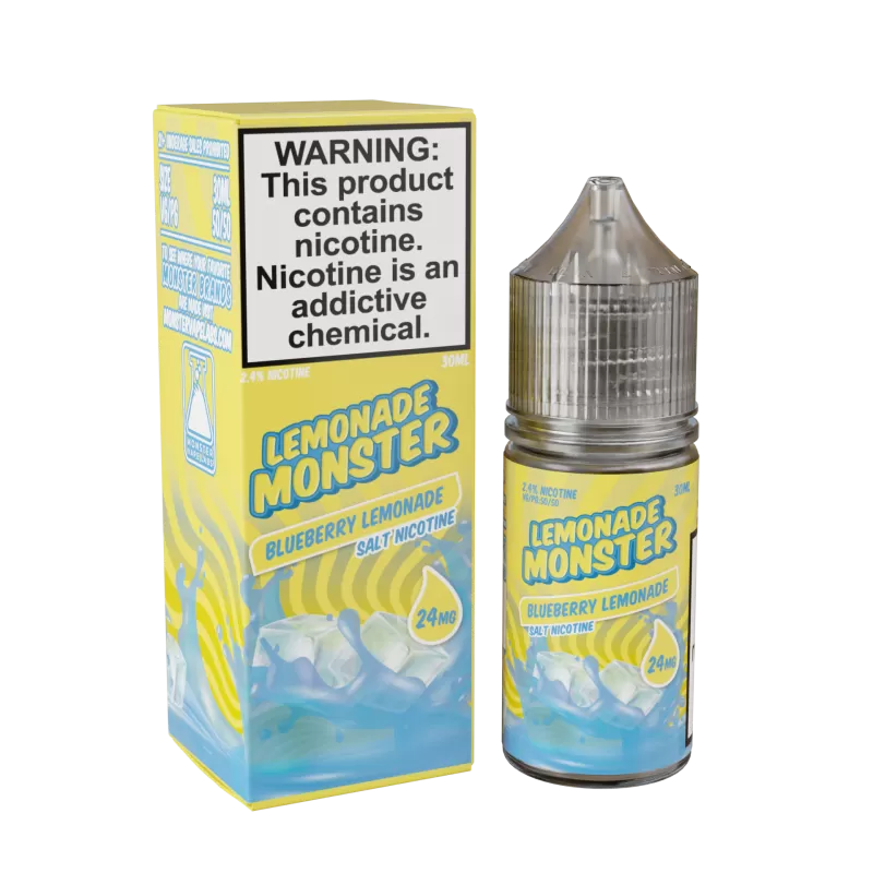 Lemonade Monster Salt - Blueberry Lemonade - 30ML E-Liquid - 24MG