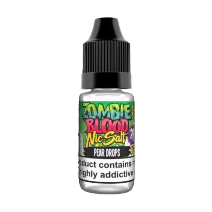 Zombie Blood Pear Drops Nic Salt Vape Juice - 10 Pack - Strength