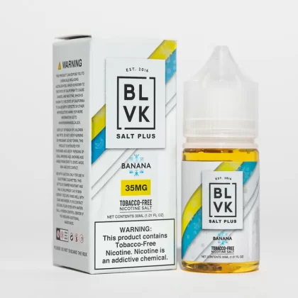 BLVK SALT PLUS – Banana Ice 30ml