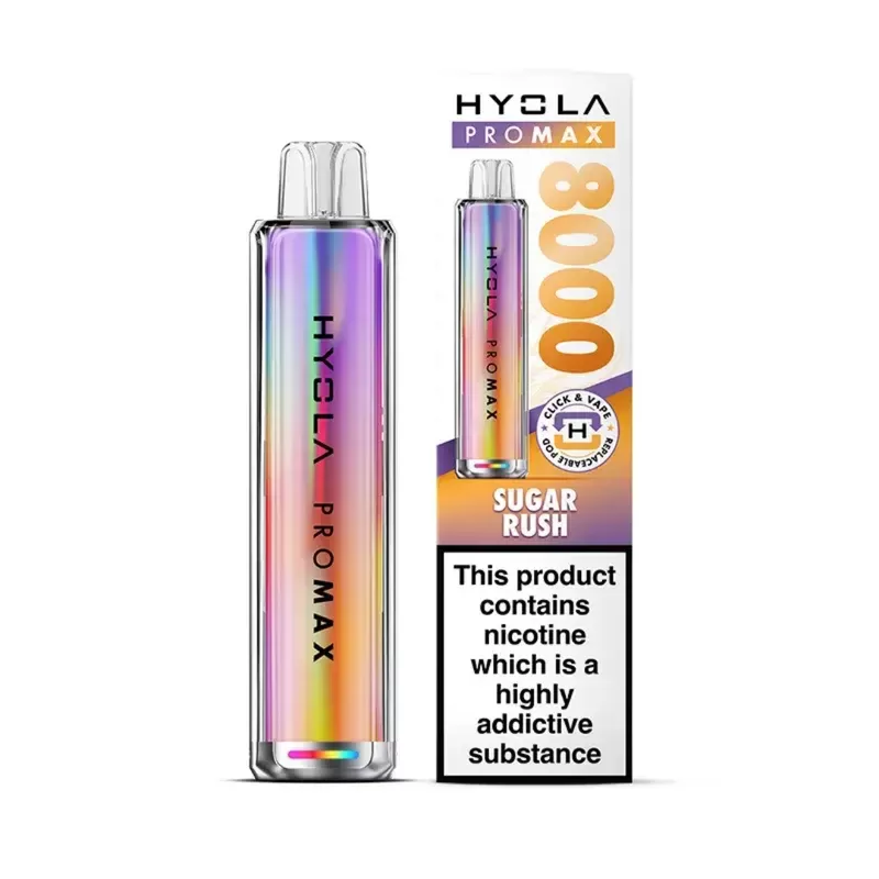 Hyola Pro Max 8000 Prefilled Pod Kit Sugar Rush - Nicotine Strength#20mg