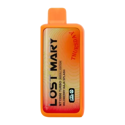 Wildberry Baja Splash Lost Mary MT15000 Turbo (Thursday) - Nicotine#50mg~Size#Single>5 Pack