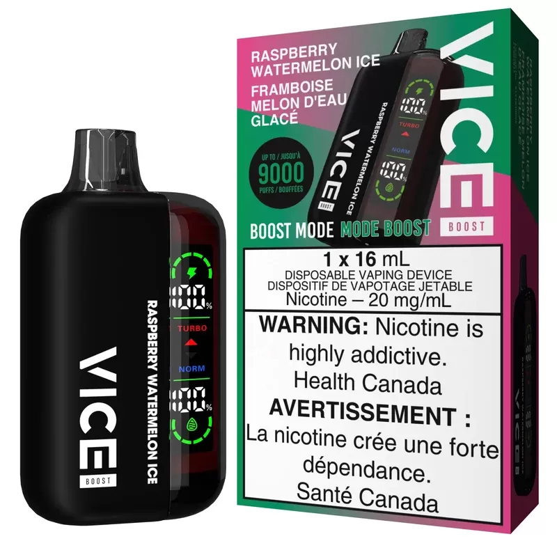 Vice Boost Disposable Vape – Raspberry Watermelon Ice