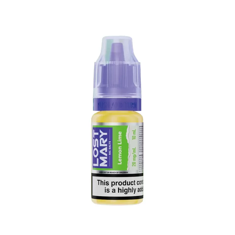 Lost Mary Lemon Lime Nic Salt E-Liquid - 10mg - Image 2