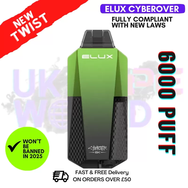 Watermelon ICE Elux CyberOver 6000 Puff 6K Kit
