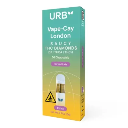 Urb Saucy THC Diamonds Disposable Vape 3G
