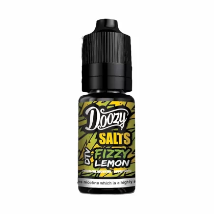 Doozy Salts Fizzy Lemon Nic Salt Vape Juice - 10 Pack - Strength 10mg