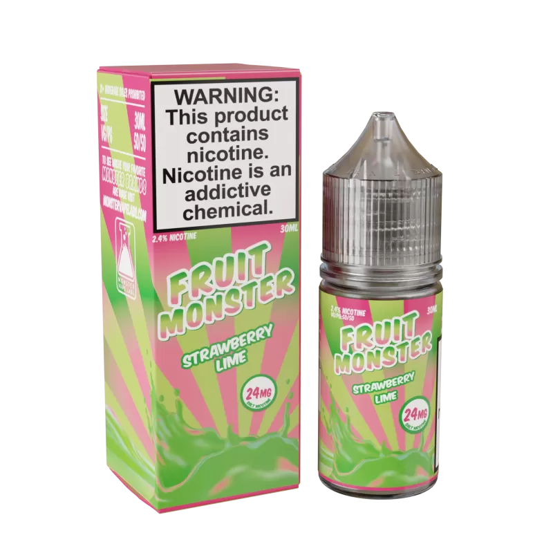 Fruit Monster Salt - Strawberry Lime - 30ML E-Liquid - 48MG