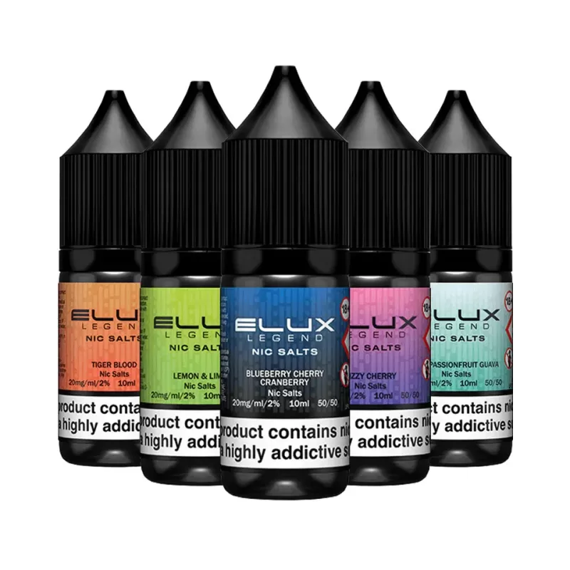 ELUX Legend Nic Salt E-Liquid - Pack of 10 - Grape / 20mg