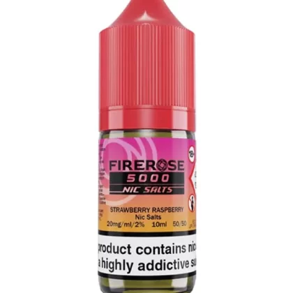 Strawberry Raspberry Elux Firerose 5000 Nic Salt E-Liquid - 10mg