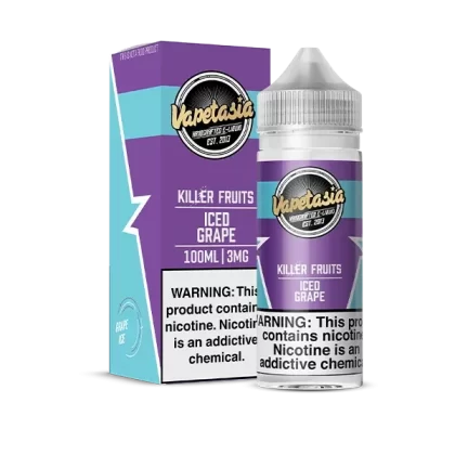 Vapetasia Killer Fruits Iced Grape eJuice - Vape Product; Vape Product, Vape Product (F6C660)