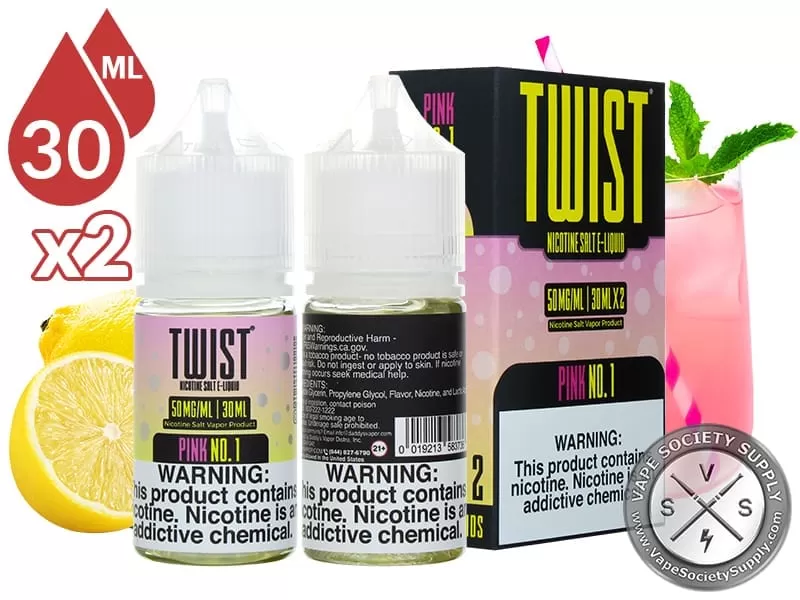 Pink No. 1 by Twist Salt 60ml - Vape Product, Vape Product; NCDOR