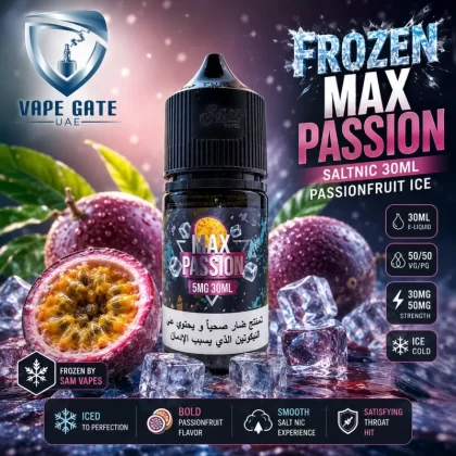 Frozen Max Passion Saltnic 30ml - Sam Vapes - 30 mg / 30 ml