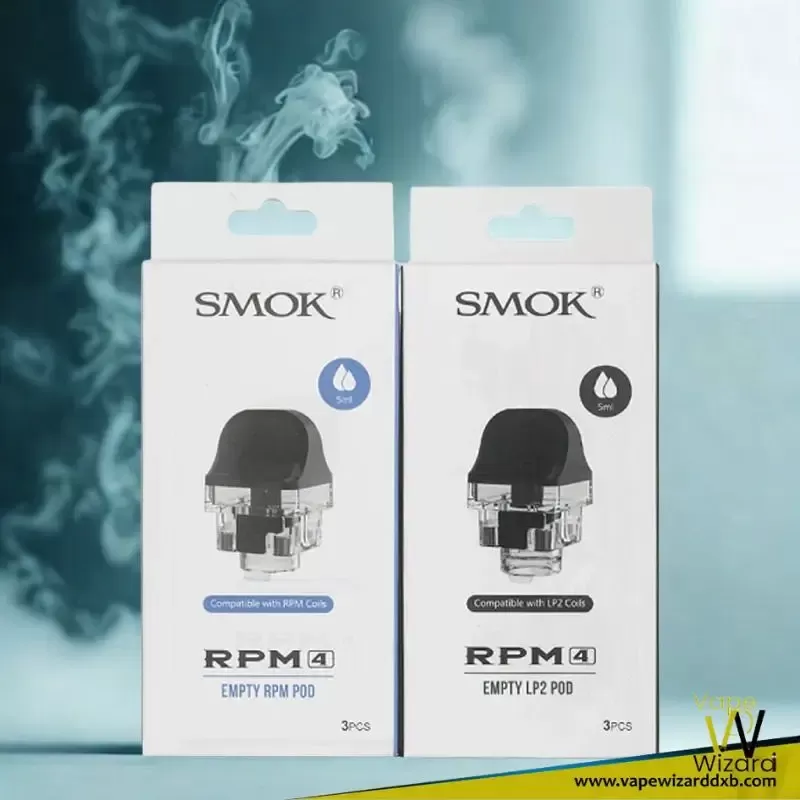 SMOK RPM 4 Empty Pod Cartridge – 3 PCS Per Pack - Vapewizarddxb