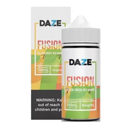 Yellow Green Red Mango by 7 Daze Fusion 100ML - Vape Product, Vape Product