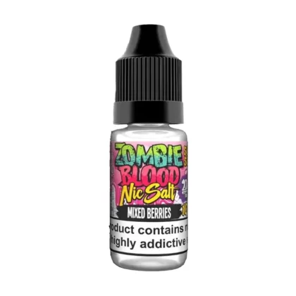 Zombie Blood Mixed Berries Nic Salt Vape Juice - 10 Pack - Strength 20mg