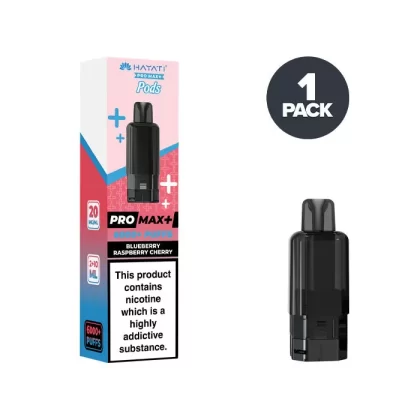 Blueberry Raspberry Cherry Hayati Pro Max Plus Prefilled Pods