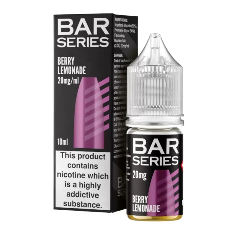 Berry Lemonade Nic Salt E-Liquid by Bar Series (10ml) - 10mg