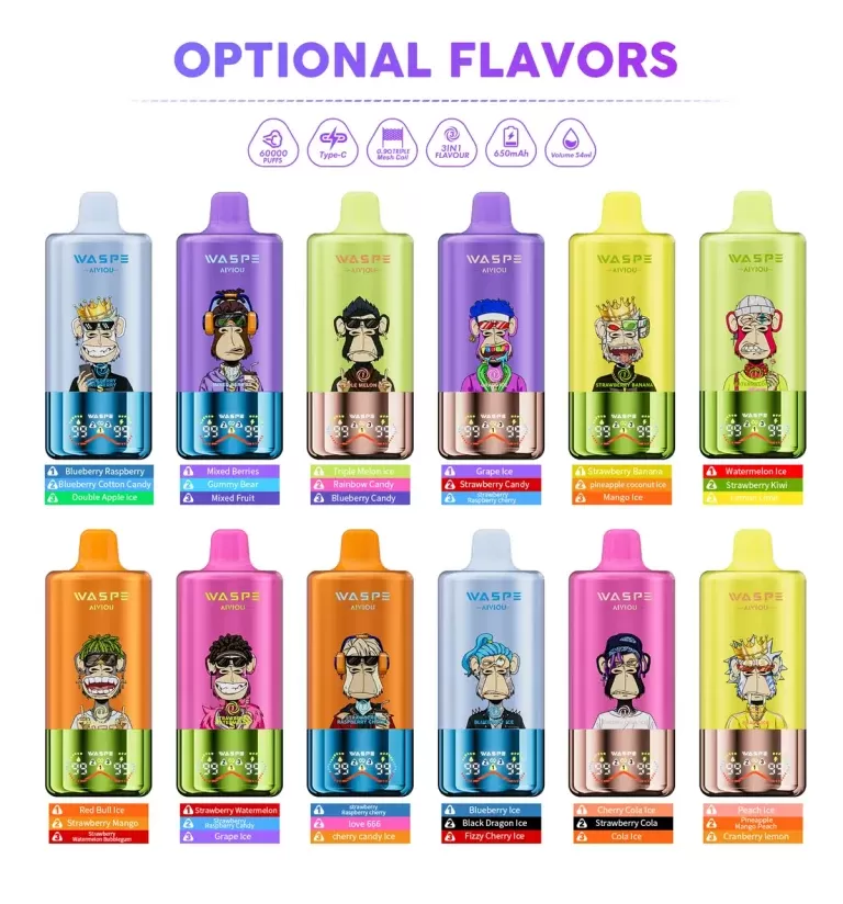 Waspe Aiviou 3in1 60000 Puffs Disposable Kit - Image 2