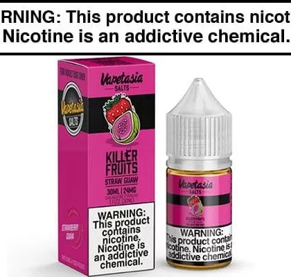 KILLER FRUITS STRAW GUAW BY VAPETASIA SALTS 30ML - Vapejuice