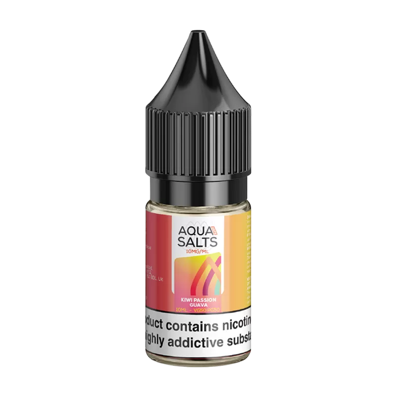 Kiwi Passion Guava Nic Salt by Aqua Salts 10ml - 20mg - Vape Product - Image 2