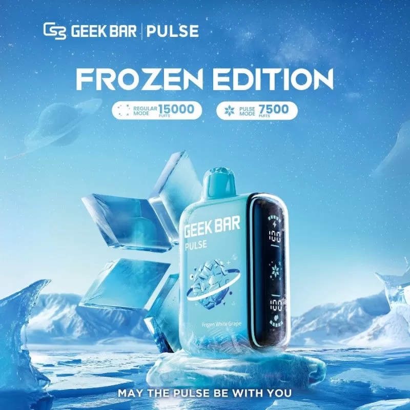 Geek Bar Pulse 15K Frozen Edition Disposable Device – 15000 Puffs - Frozen Blackberry Fab