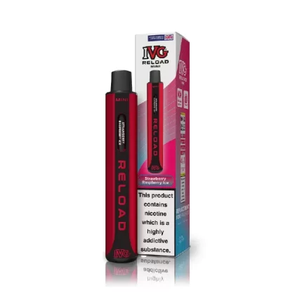 IVG Reload Mini Starter Kit Strawberry Raspberry Ice - Nicotine Strength#20mg
