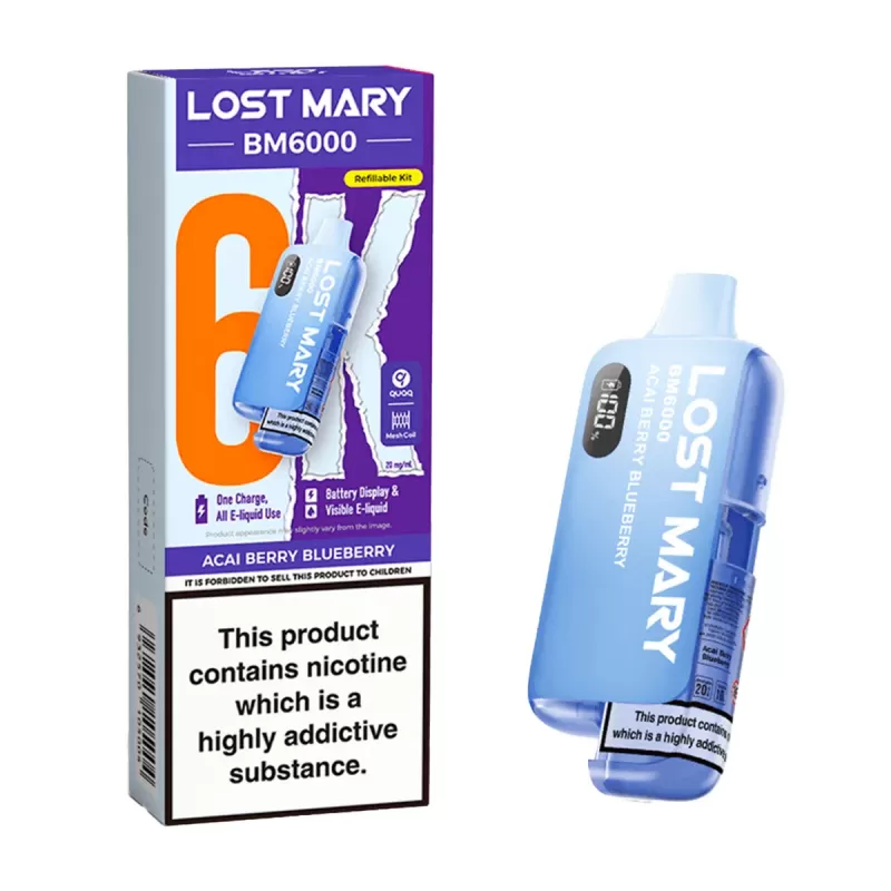 Lost Mary BM6000 Prefilled Pod Kit - Blackcurrant Lemonade (New) - Image 3