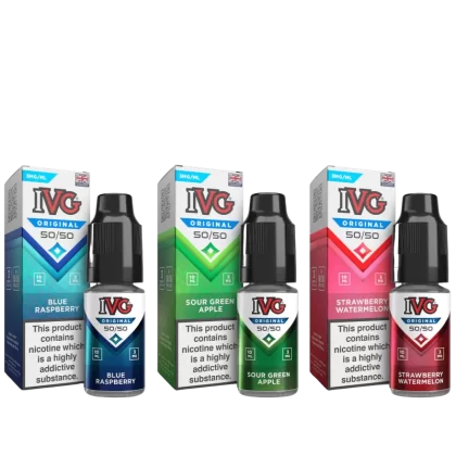 20 IVG E Liquids 50/50 PG/VG – Bulk Buy Deals – 10ml – TPD - Vapestorm Co
