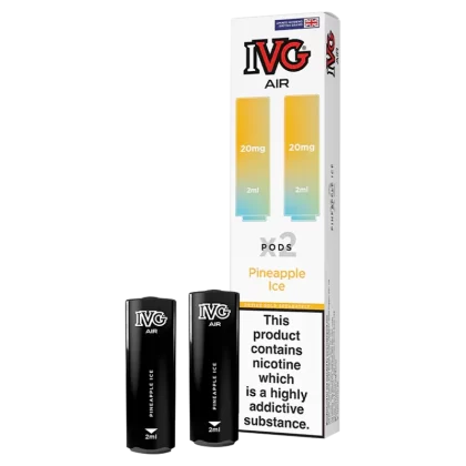 Pineapple Ice IVG Air Replacement Pods - 20mg - Vape Product (1D4E6F)