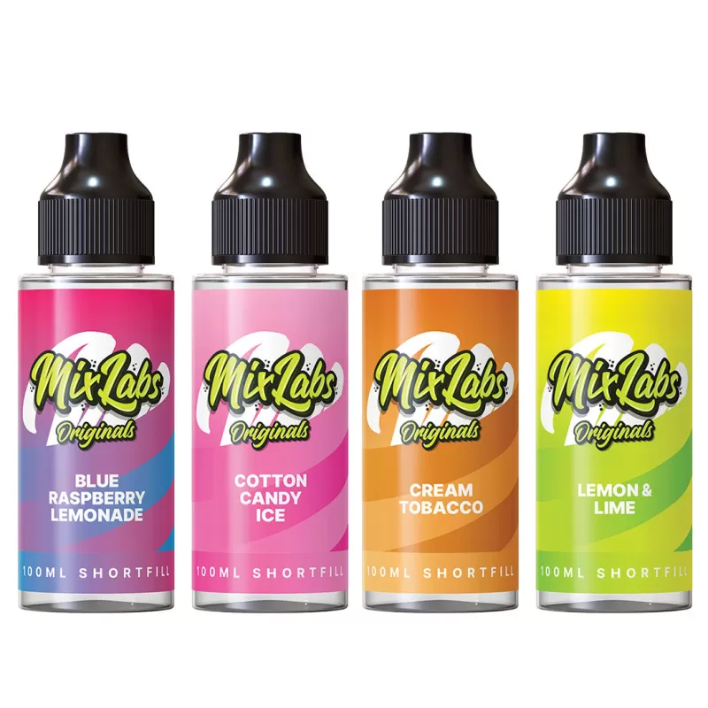 Mix Labs Shortfill E-Liquid 100ml - Blueberry Sour Raspberry