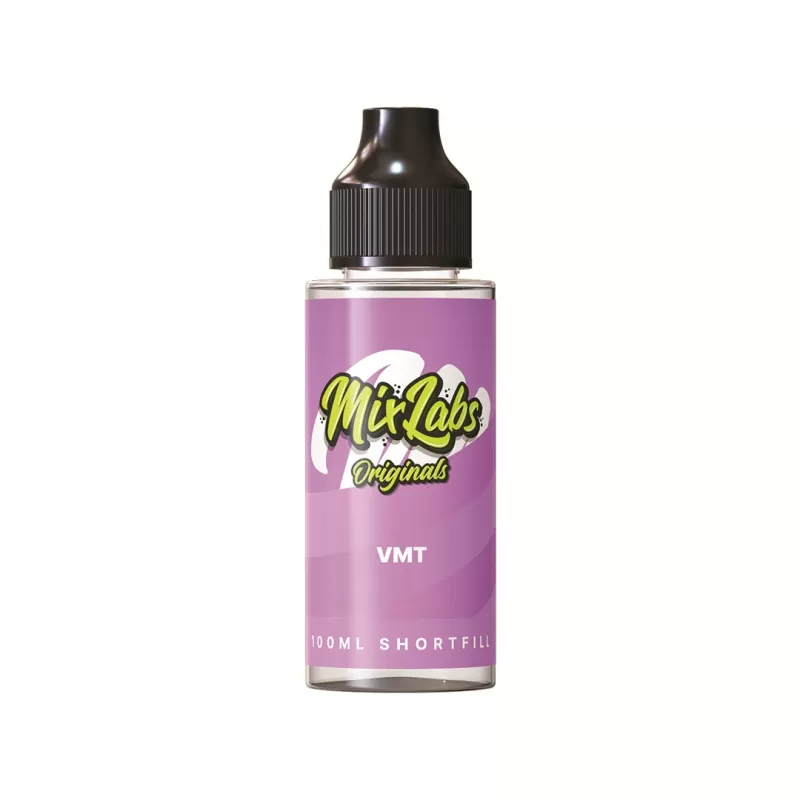 Mix Labs Shortfill E-Liquid 100ml - Blueberry Sour Raspberry - Image 3