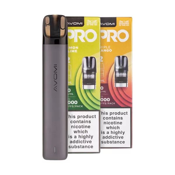 Avomi Pro Prefilled Pod Kit Bundle - Lemon & Lime