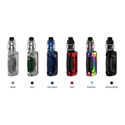 Geekvape S100 Geekvape Aegis Solo 2 Kit - Color#Classic Black>Grey>Navy Blue>Rainbow>Red>Silver>Mint Green>Blue Red>Pink Gold>Rainbow Purple>Red White