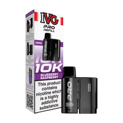 Blueberry Raspberry IVG Pro 12 Refill Pack - 20mg - Vape Product