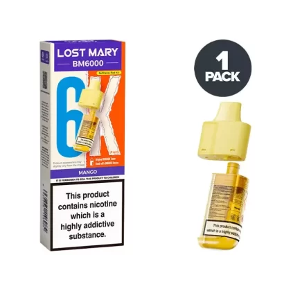 Mango Lost Mary BM6000 Refill Pack - Ecigdepot