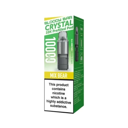 Bloody Bar Crystal 10K Mix Bear Refill Pods - Vape Store