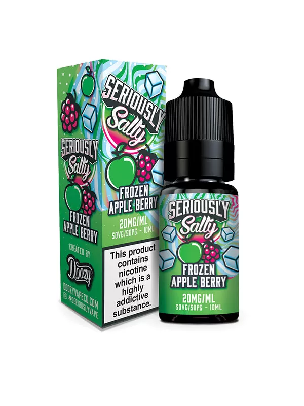 Seriously Salty Frozen Apple Berry Nic Salt E-Liquid - 10mg