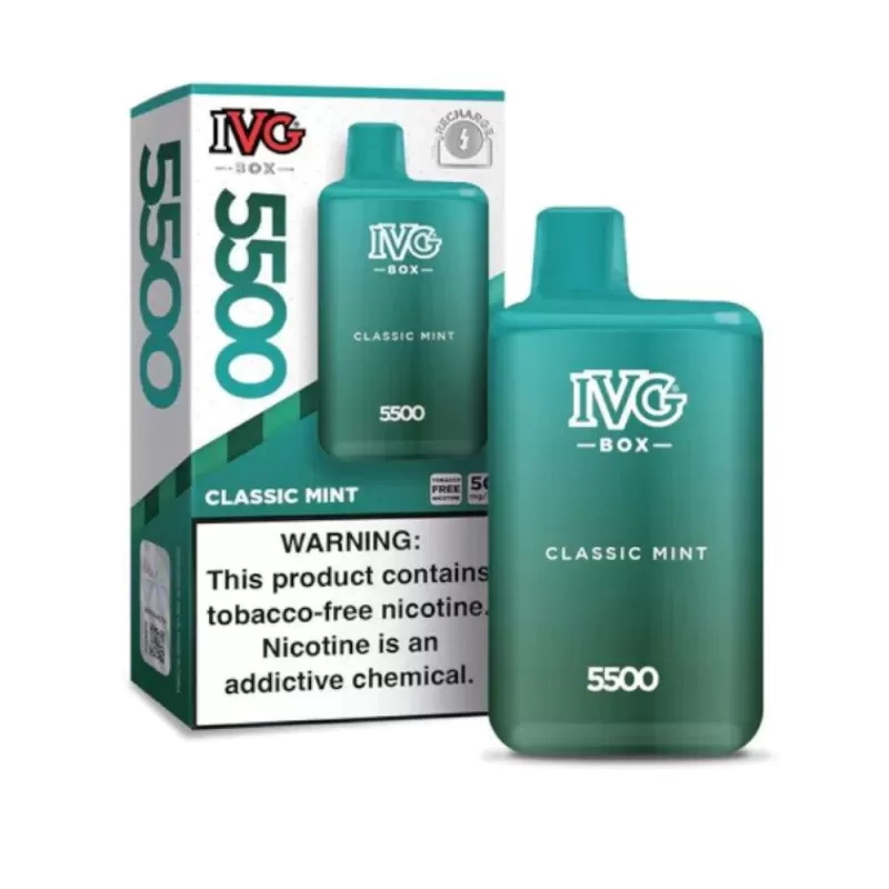 IVG Box Classic Mint Disposable Vape 5500Puff