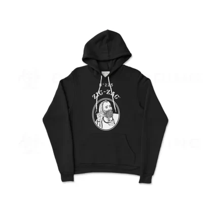 Zig-Zag® | Classic Emblem Black Hoodie - Size#Small>Medium>Large>Extra Large (CDADA9)